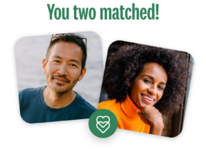 Example of a match between Interracial singles