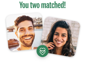 Example of a match between Muslim singles